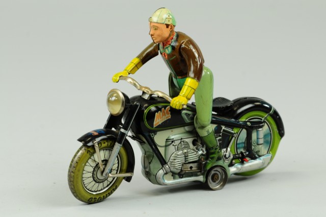 ''MAC'' MOTORCYCLE WITH RIDER