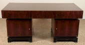 MACASSAR DOUBLE PEDESTAL DESK