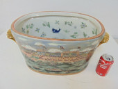 MACAU PORCELAIN FOOT BATH WITH