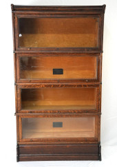 "MACEY" AMERICAN OAK 4 STACK L