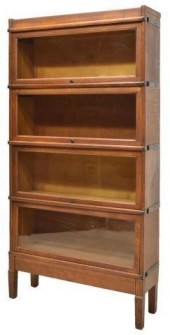 MACEY CO. OAK FOUR-STACK LAWYE