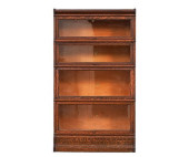 MACEY OAK BARRISTERS BOOKCASE<