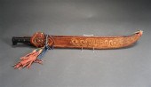 MACHETE IN DECORATIVE LEATHER