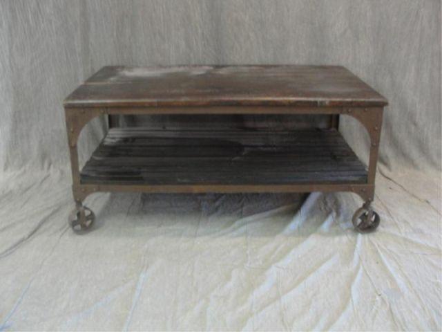 Machine Age Style Iron & Wood