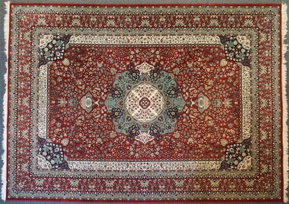 MACHINE-MADE ORIENTAL DESIGN RUG,