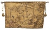 MACHINE-WOVEN JACQUARD TAPESTR