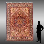 MACHINE WOVEN WOOL RUG, POSSIB