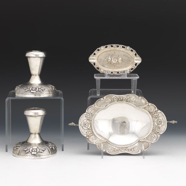 MACIEL STERLING SILVER PAIR OF