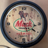 MACK TRUCK WALL CLOCK, ILLUMIN