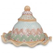 MACKENZIE-CHILDS CERAMIC LIDDE