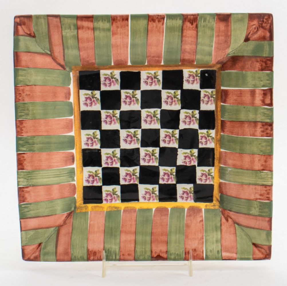 MACKENZIE-CHILDS CERAMIC PLATTER