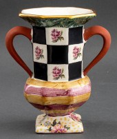 MACKENZIE-CHILDS CERAMIC URN V