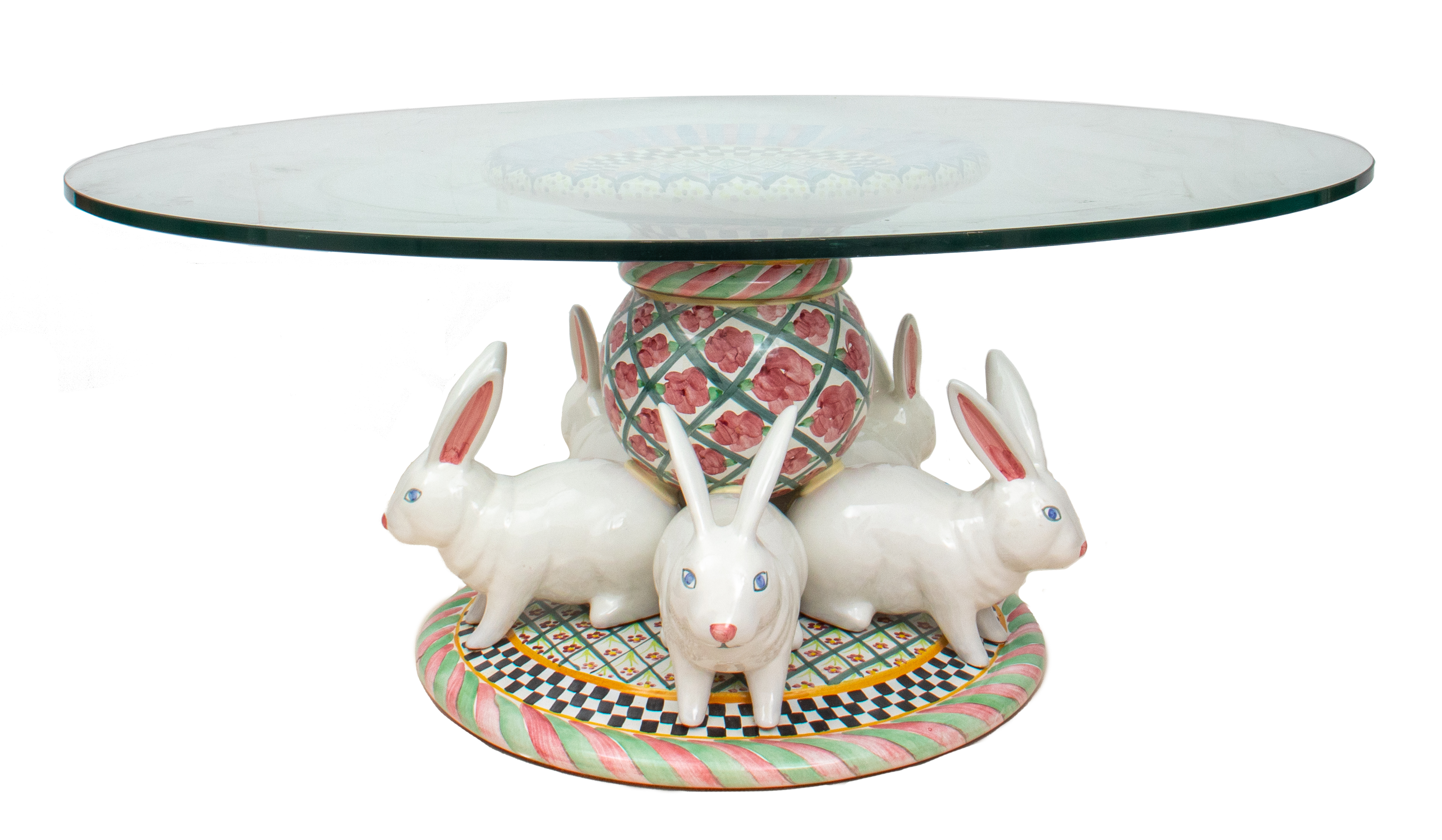 MACKENZIE-CHILDS GLAZED CERAMIC