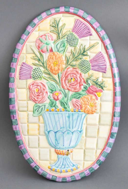 MACKENZIE CHILDS GLAZED POTTERY