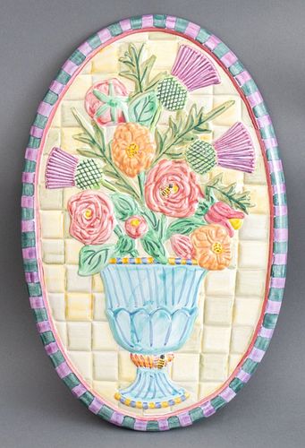 MACKENZIE CHILDS GLAZED POTTERY