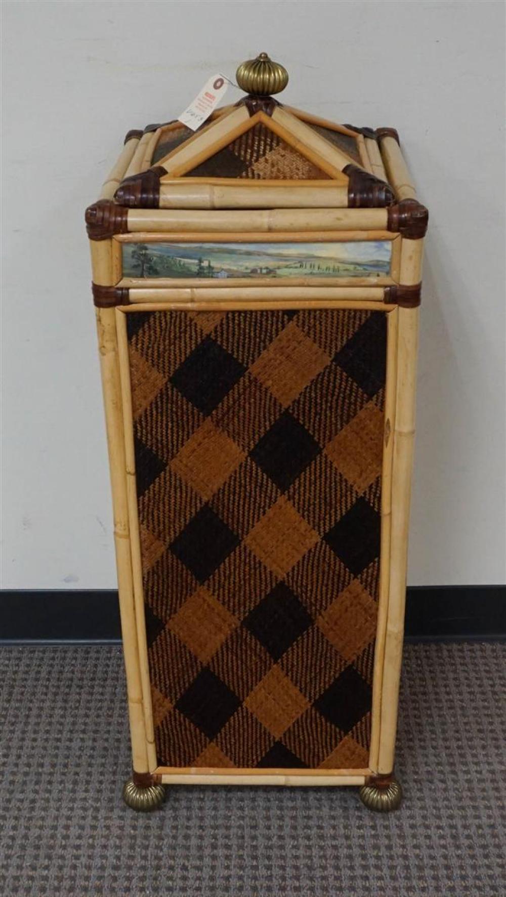 MACKENZIE-CHILDS PAINTED BAMBOO AND