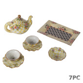 MACKENZIE CHILDS PORCELAIN 7PC