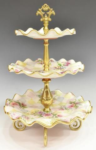 MACKENZIE-CHILDS THREE-TIERED