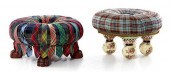 MacKenzie-Childs tuffet stools