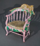 MACKENZIE-CHILDS TYPE PAINTED