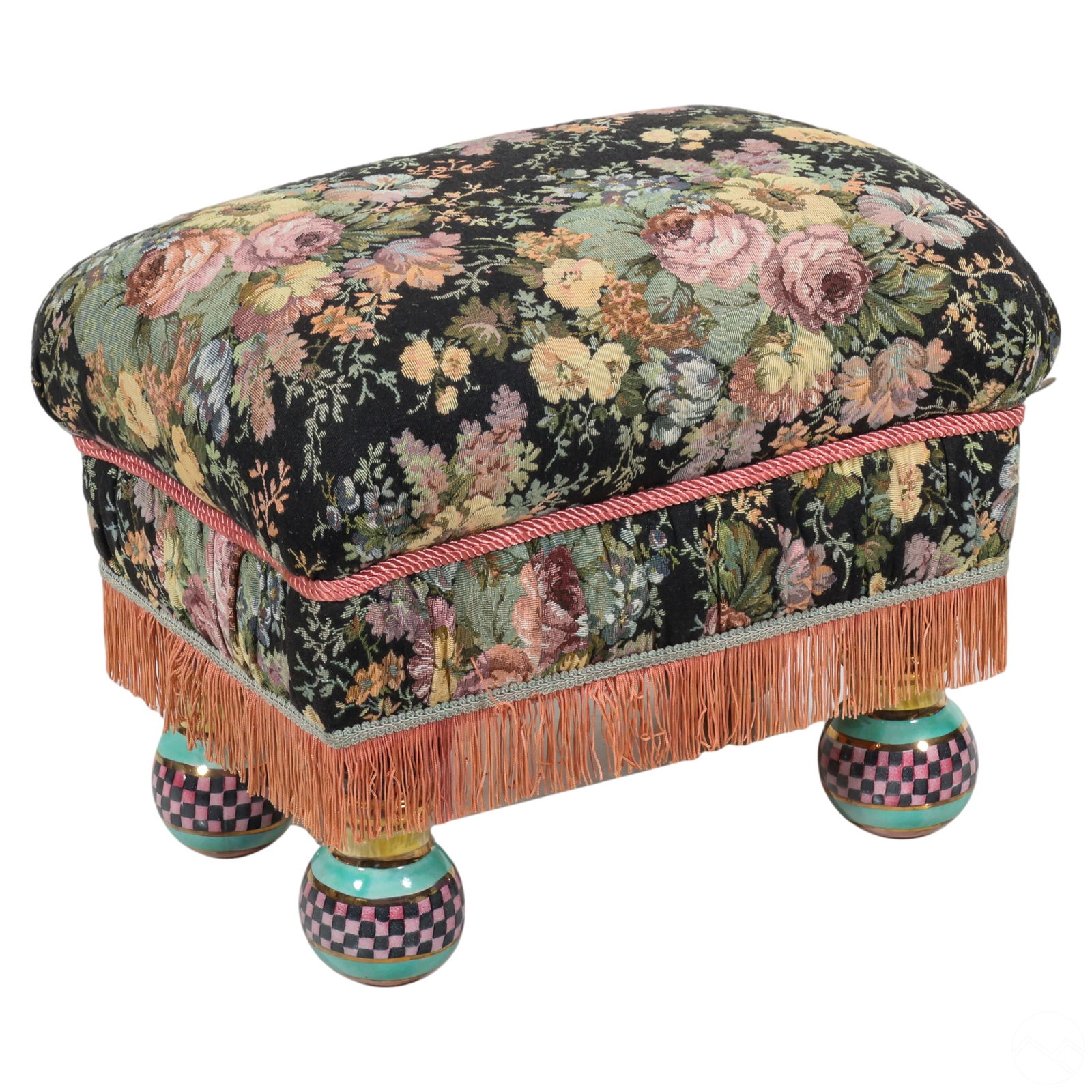 MACKENZIE CHILDS WOOD PORCELAIN