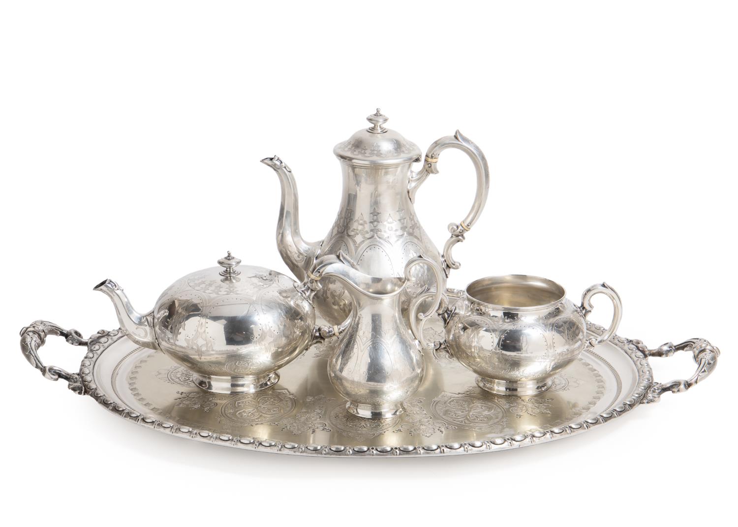 MACRAE STERLING TEA SERVICE W/