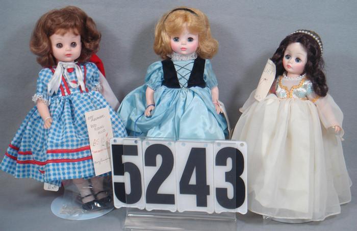 Madame Alexander Dolls lot, 11 to