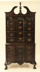 MADDOX CHIPPENDALE BLOCK FRONT