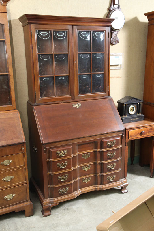 MADDOX SECRETARY BOOKCASE. Walnut