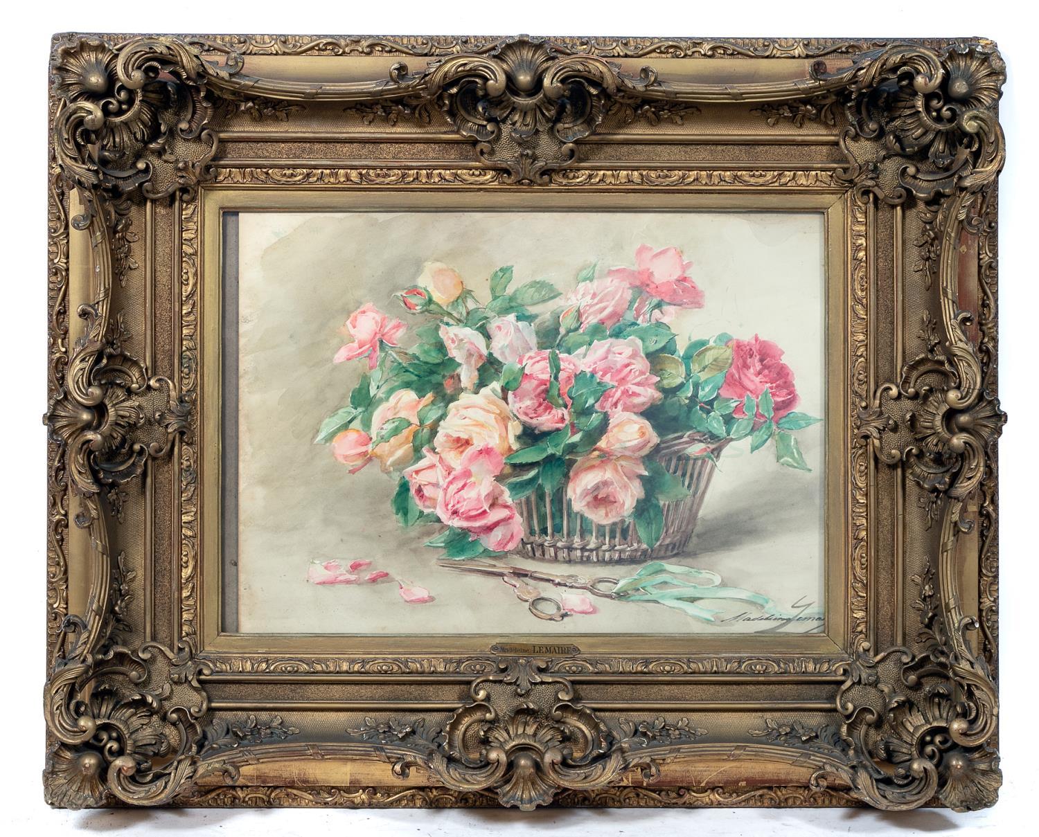 MADELEINE LEMAIRE FLORAL STILL LIFE