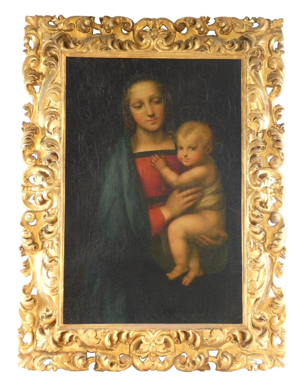 MADONNA DEL GRANDUCA, OIL ON
