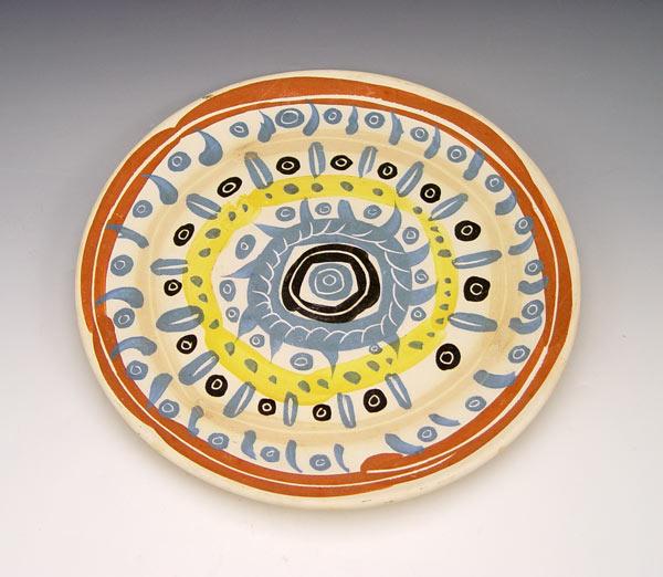 MADOURA PICASSO PLATE: signed