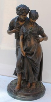 MADRASSI SIGNED LARGE BRONZE S