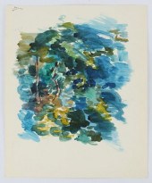 MAE GRUBER "BERKELY WOODS" WAT