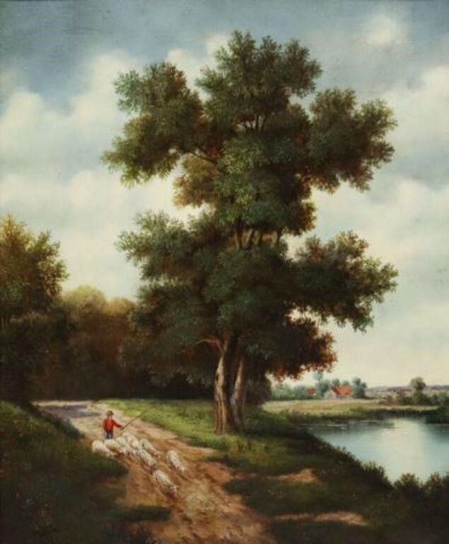 MAFFEI OIL PAINTING LANDSCAPE
