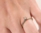 MAGIC GLO 14K WG & DIAMOND ENG