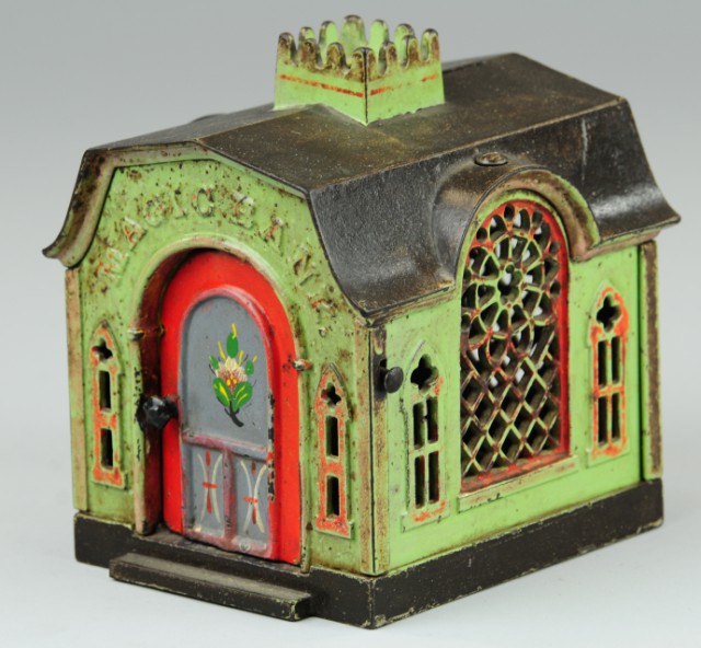 MAGIC MECHANICAL BANK Green Color J