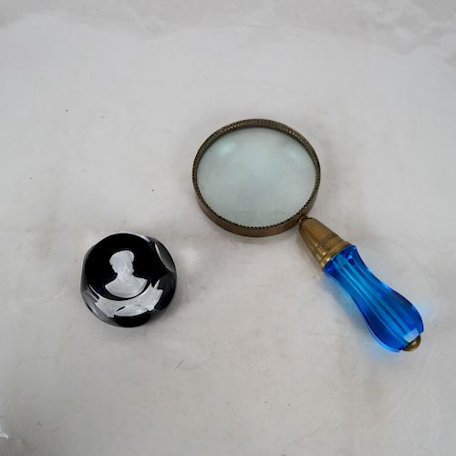 MAGNIFYING GLASS, G. POILLERAT