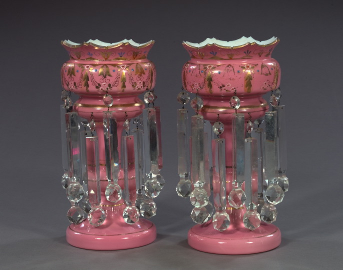 Magnum Pair of Bohemian Parcel-Gilt
