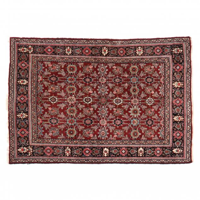 MAHAL CARPET Red field in a trellis