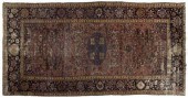 Mahal rug, blue central medall