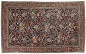 Mahal rug, repeating floral an