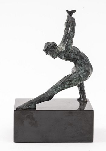 MAHER DANCING MALE NUDE BRONZE