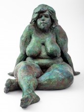 MAHER MODERN SITTING FEMALE NU