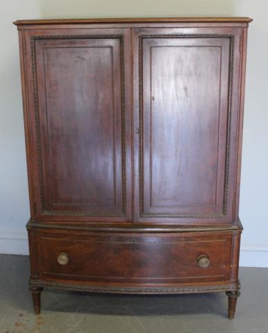 Mahogany 2 Door 1 Drawer