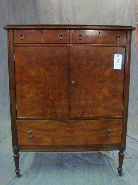 Mahogany 2 Door Cabinet. From a