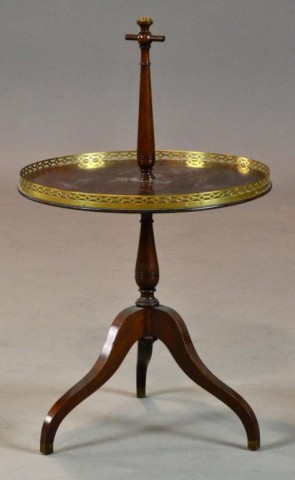 Mahogany And Brass Butler's