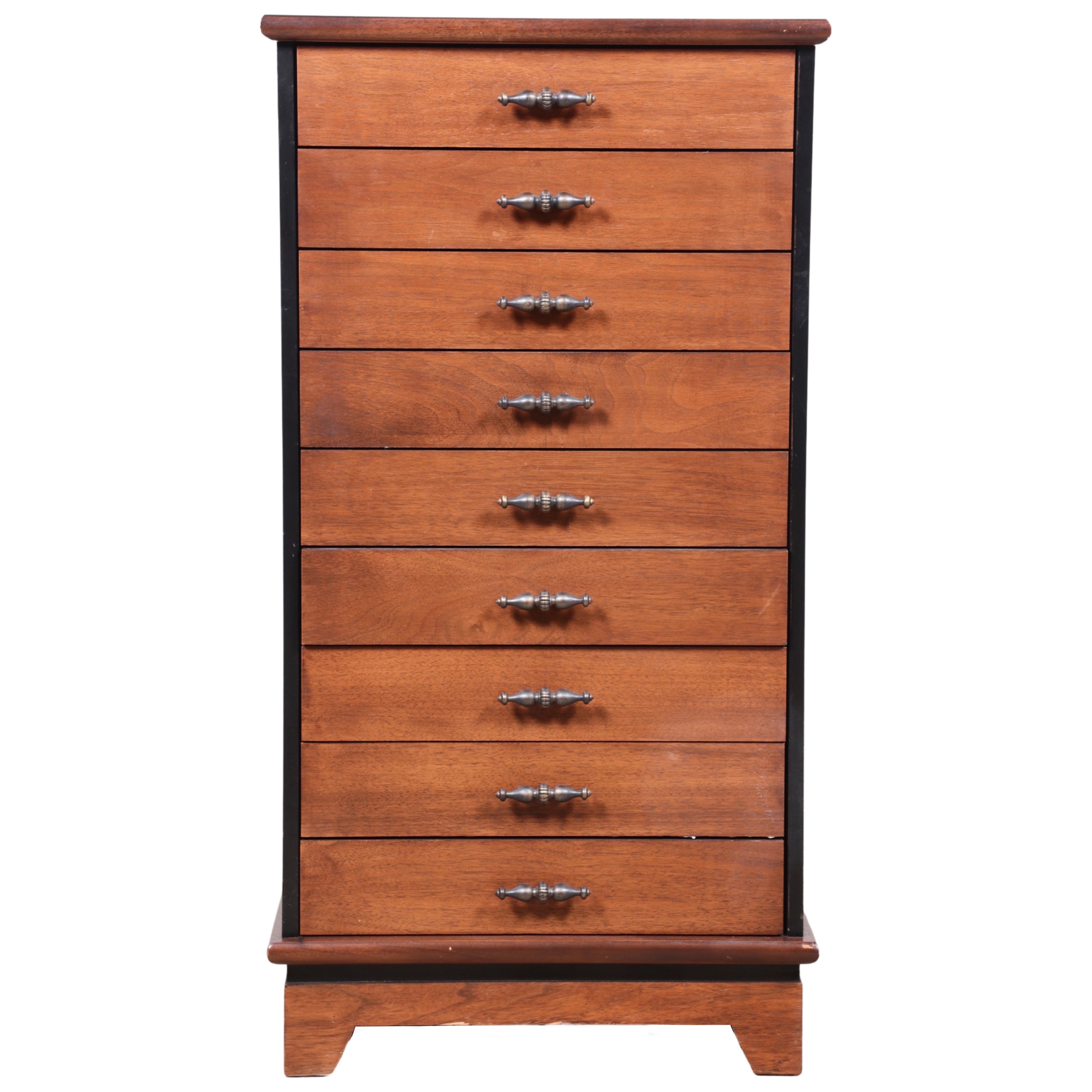 Mahogany and ebonized music