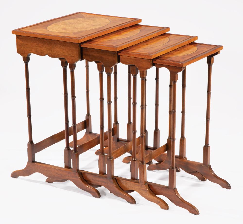 MAHOGANY AND INLAID MAPLE QUARTETTO