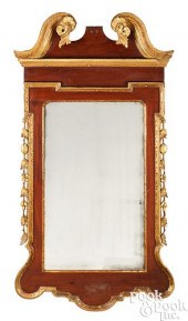 MAHOGANY AND PARCEL GILT CONST